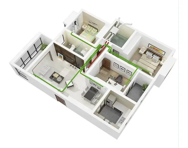 백 어워드 곡선 원심 팬의 응용