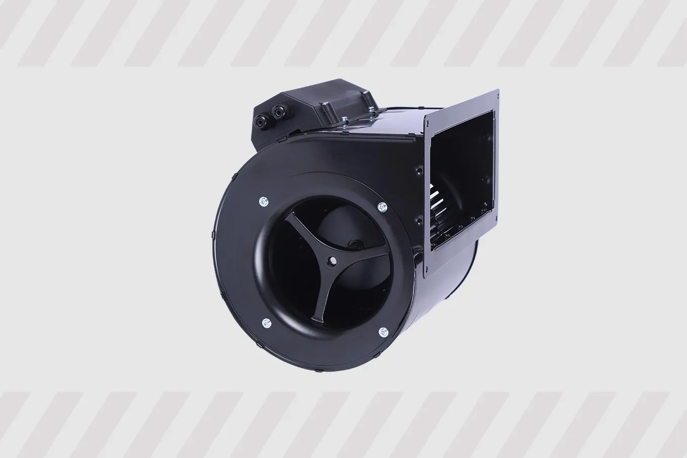 앞으로 곡선 원심 팬의 비디오